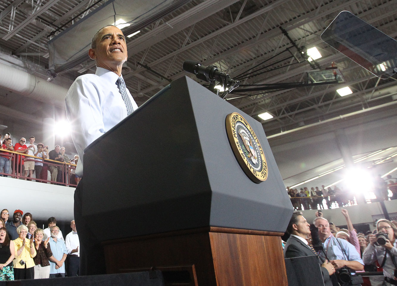 2015: President Barack Obama in La Crosse